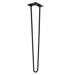 Stalen hairpin zwart hairpin ø 1,2 cm en hoogte 71 cm 