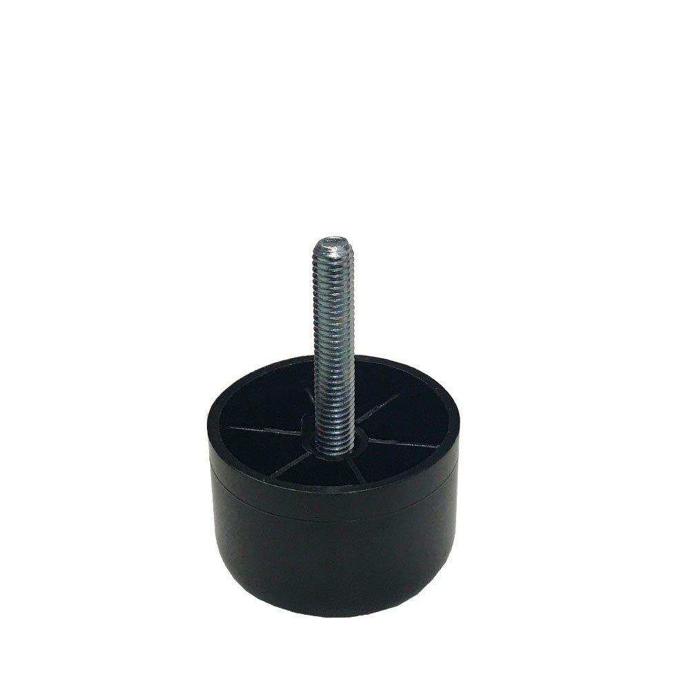 Plastic ronde meubelpoot 3,5 cm (M8)