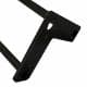Stalen hairpin zwart hairpin ø 1,6 cm en hoogte 105 cm