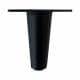 Stalen meubelpoot zwart conisch ø 5 cm / 2,5 cm en hoogte 10 cm