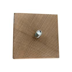 Tapse blanke houten meubelpoot 11,5 cm (M8)
