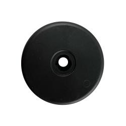 Plastic ronde meubelpoot 5 cm met pin 13 mm
