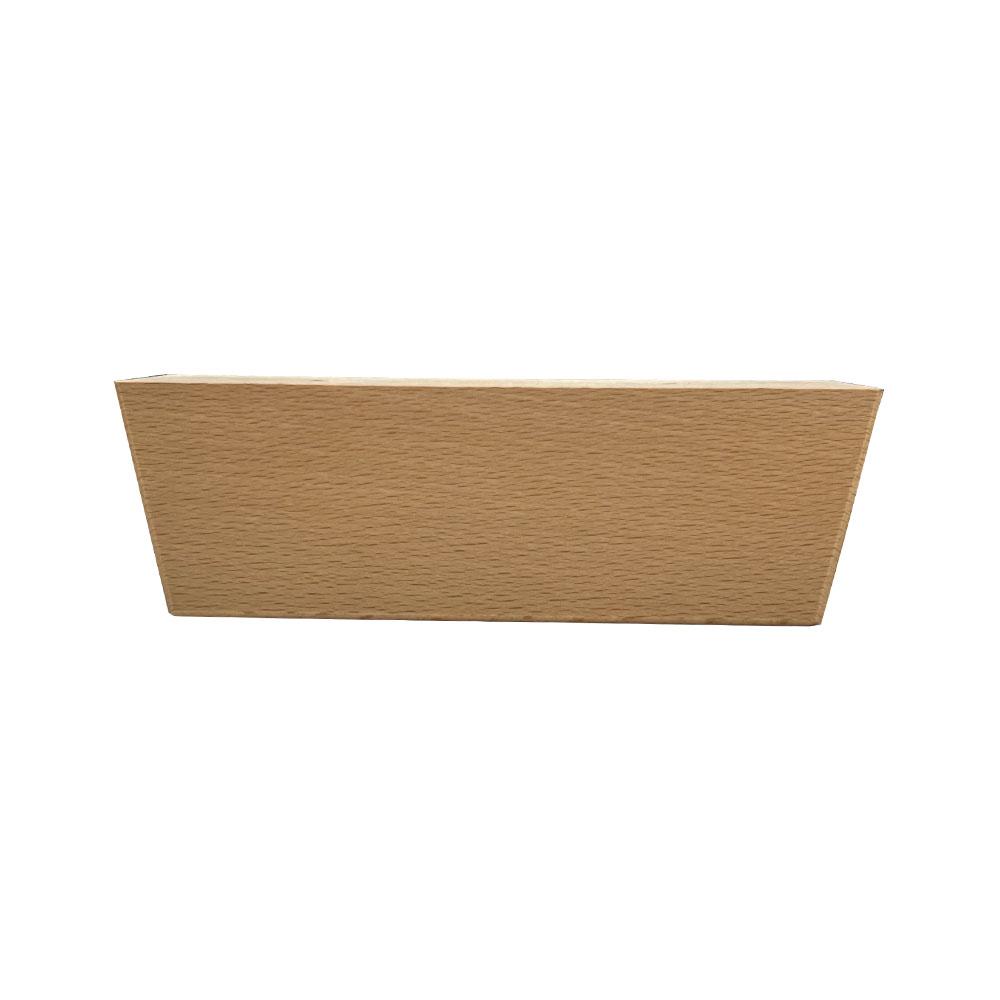 Vierkanten schuinaflopende houten meubelpoot 5 cm