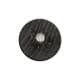 Meubelpoot bruin rond Ø 4,4 cm en hoogte 15 cm  van massief hout (M8)