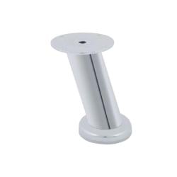 Chroom meubelpoot rond ø 4,2 cm en hoogte 10 cm 