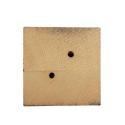 Meubelpoot zwart vierkant 8 x 8 cm - hoogte 6 cm