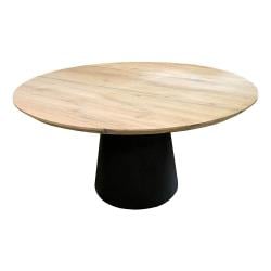 Stalen kegel zwart conisch 65 bij 65 cm en hoogte 74 cm met wiel ø 120 cm