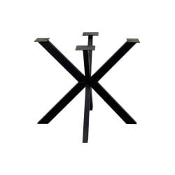 Stalen matrix zwart spinpoot 90 bij 90 cm en hoogte 74 cm  (10 x 3 cm)