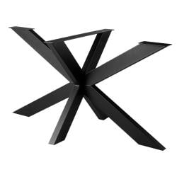 Stalen matrix zwart spinpoot 160 bij 80 cm en hoogte 73 cm  (10 x 5 cm)