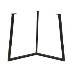 Stalen salononderstel zwart rond ø 62 cm en hoogte 46 cm (2 x 2 cm) Stalen salononderstel zwart rond ø 62 cm en hoogte 46 cm (2 x 2 cm)