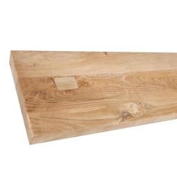 Wandplank elmwood 100 bij 24,5 cm van 4 cm dik massief iepenhout met rechte randen Wandplank elmwood 100 bij 24,5 cm van 4 cm dik massief iepenhout met rechte randen
