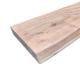 Wandplank acacia 80 bij 30 cm van 4 cm dik massief acacia hardhout met boomstamrand